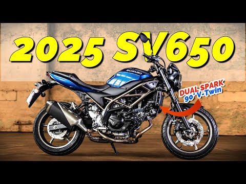 Видео: SUZUKI SV650 2025 года: Магия V-Twin!