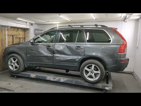 Видео: Volvo XC90: Повреждения левого борта, и не только...