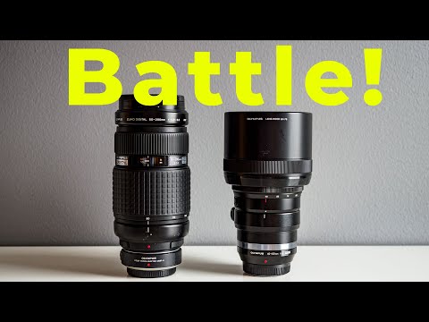 Видео: Olympus 40-150mm f2.8 против 50-200mm f2.8-3.5 [Подойдет ли СТАРЫЙ объектив НОВОМУ?]