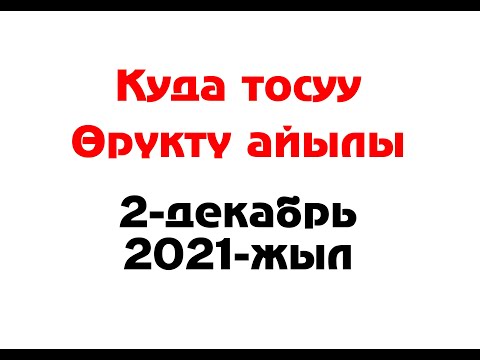 Видео: Куда тосуу Орукту айылы
