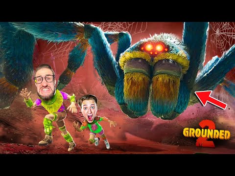 Видео: ЭТОТ ТАРАНТУЛ В 100 РАЗ БОЛЬШЕ НАС! НОВЫЙ БОСС ЭТО ЖЕСТЬ В GROUNDED 2