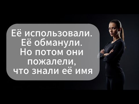 Видео: Её использовали. Её обманули. Но потом они пожалели, что знали её имя