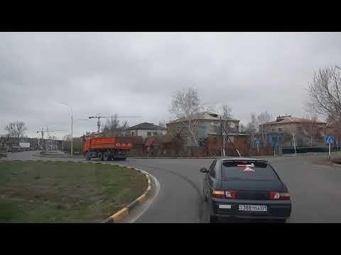 Видео: Въезд в Бурабай  (Боровое) и по улицам