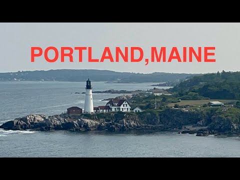 Видео: Portland, Maine . Cruise Port #1 | Круиз 2025 по Новой Англии и Канаде .