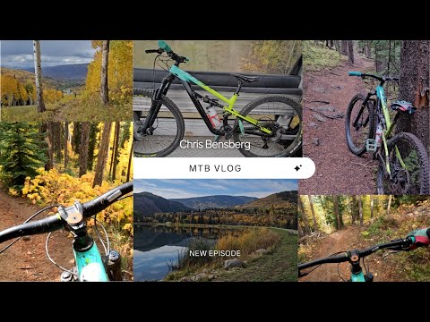 Видео: Сеанс катания на горном велосипеде на кресельном подъемнике на курорте Beaver Creek. Осенние крас...