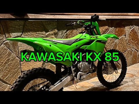 Видео: Новый МОТОЦИКЛ/ KAWASAKI KX85/ гоняем на заднем!