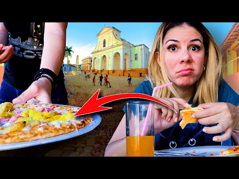 Видео: Тринидад, Санкти-Спиритус, Куба. Расходы на ПИТАНИЕ в день путешествия.