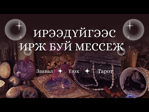 Видео: Гүн мэргэ ✨Ирээдүйгээс ирж буй мессеж✨