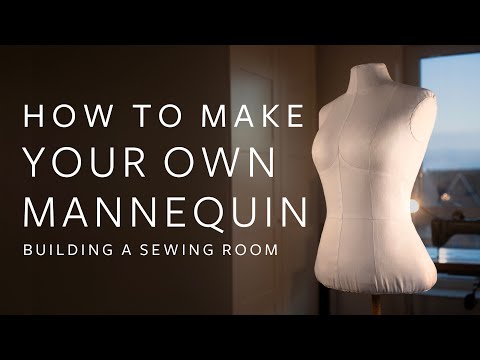 Видео: Как сделать манекен по вашим меркам — Создание швейной комнаты: Часть 1