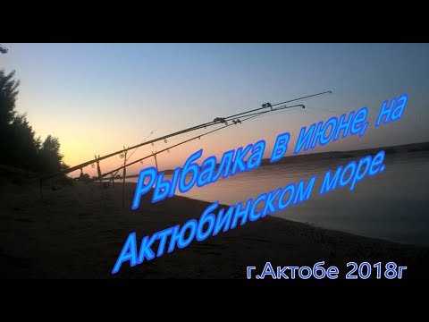 Видео: Рыбалка в июне, на Актюбинском море г Актобе 2018г