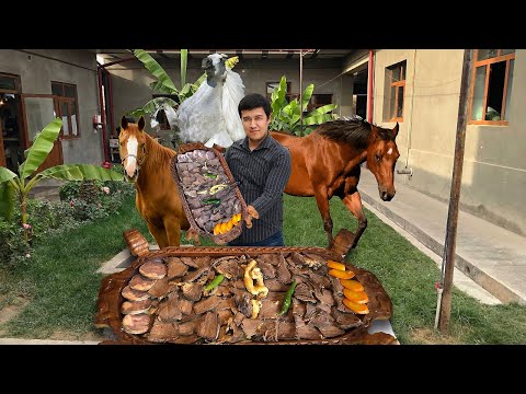 Видео: Казаx готовит КОНИНУ | Как приготовит вкусный Бешбармак | Традиционное Казахское блюдо