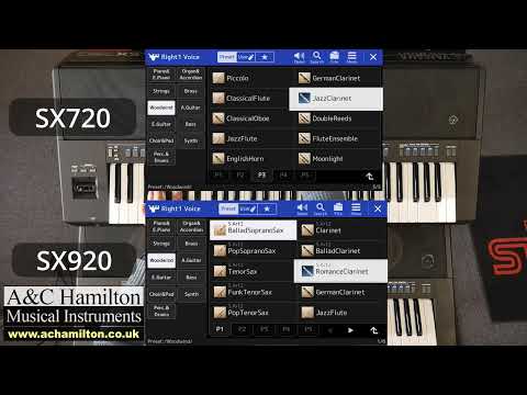 Видео: Yamaha PSR-SX720 (+SX900) против PSR-SX920