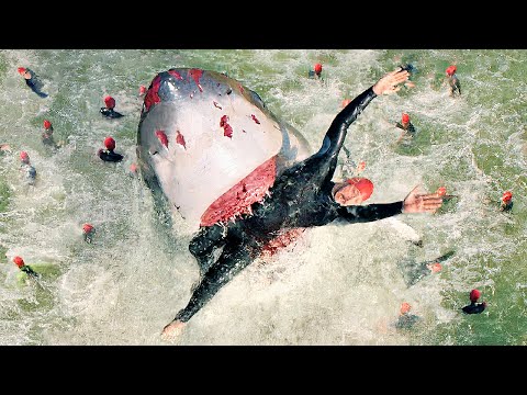 Видео: Акулы-мутанты ПИТАЮТСЯ ЛЮДЬМИ в центре Парижа, во время Олимпийских игр [краткий пересказ]