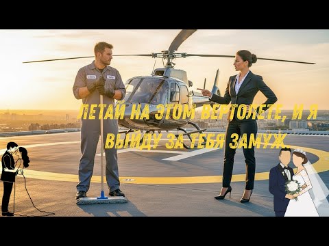 Видео: «Лети на этом вертолете, и я выйду за тебя замуж», — издевался генеральный директор над уборщиком