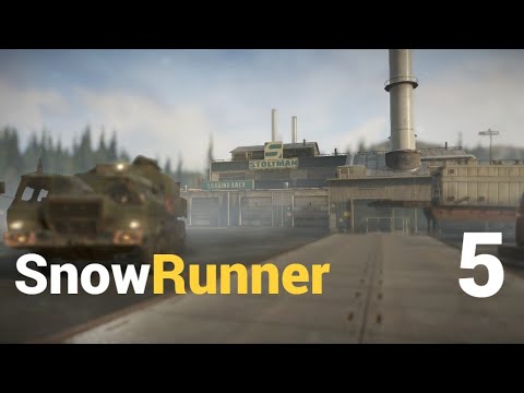 Видео: SnowRunner /1|5\ Путешествие на завод