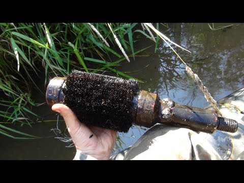Видео: Кучи снарядов на дне, детали техники Раскопки на Железной реке  // Юрий Гагарин