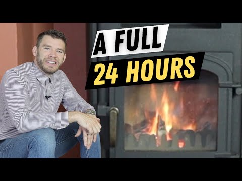 Видео: Как мы топим печь на угле весь день и ночь #отопление #камин