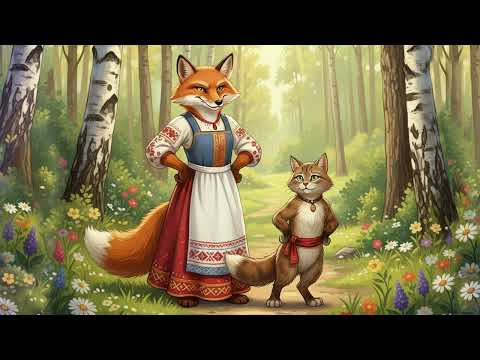 Видео: Сказка "Кот и Лиса" |  аудиосказка