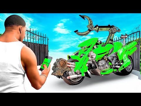 Видео: ФРАНКЛИН МОТОСЫН РОБОТҚА АЙНАЛДЫРДЫ (GTA V)