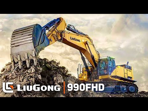 Видео: LiuGong 990F HD | Первый в мире обзор на 93-тонный гусеничный экскаватор