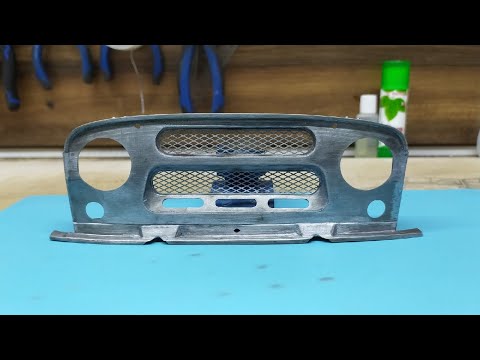 Видео: УАЗ -469 (морда) RC scale model 1:8