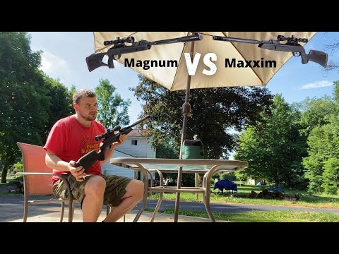 Видео: Gamo Swarm Maxxim .22 против Swarm Magnum .22 (тест на проникновение)