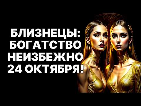 Видео: 🔴♊Близнецы, ЭТО ОН! 💰Код к богатству ждет 24.10.2025. 😱Ты готов к ЭТОМУ⁉️