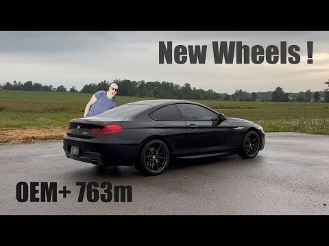 Видео: 650i получает диски Dream Spec!! OEM+ Style 763M