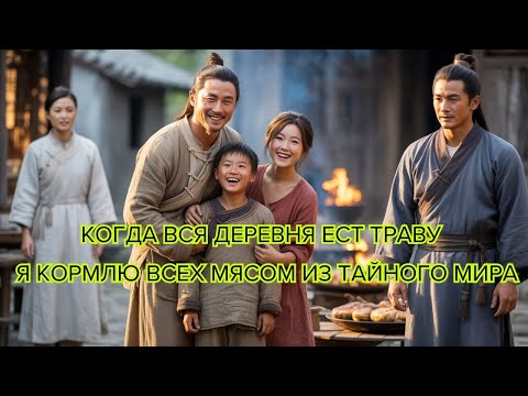 Видео: Когда вся деревня ест траву — я кормлю всех мясом из тайного мира #драма #китайскаядрама #фэнтези
