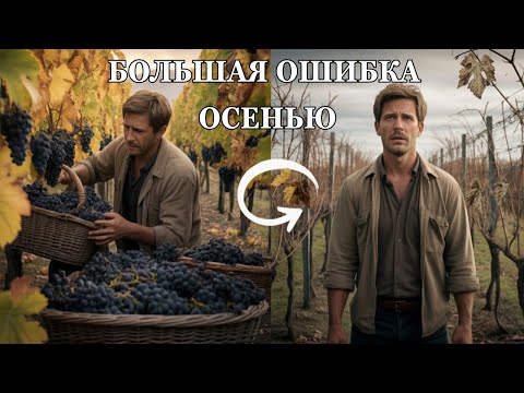 Видео: Ошибка жадных виноградарей осенью, почему теряют урожай