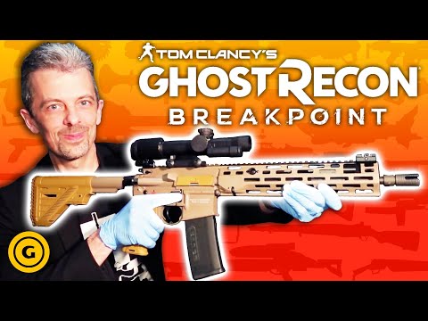 Видео: Эксперт по огнестрельному оружию отреагировал на оружие в Ghost Recon Breakpoint