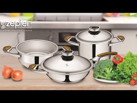 Видео: Овощи-гриль в посуде Zepter (готовит Елена Кириенко)