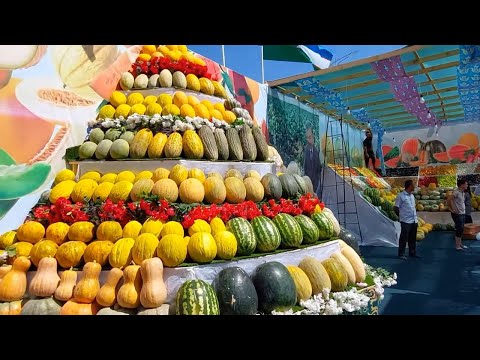 Видео: ХИВА КОВУН САЙЛИ 2024 ЖОНЛИ ОВОЗ | KHIVA MELON FESTIVAL 2024