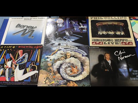 Видео: Boney M, Chris Norman, Sting, Moody Blues, Phil Collins, Ekseption - Виниловые Пластинки - 5,08