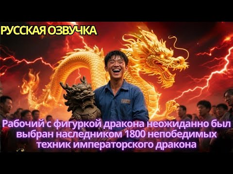 Видео: Рабочий с фигуркойдраконанеожиданнобылвыбран наследником1800непобедимых техник императорскогодракона