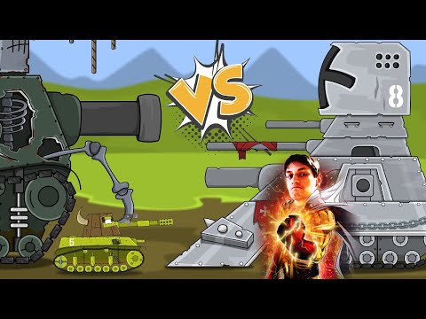 Видео: Крестоносец vs Мс-001 - Реакция на 152mm - Мультики про танки - ( 152мм анимация мульт ! )