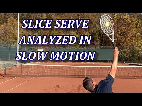 Видео: Анализ подачи теннисного мяча в замедленной съемке