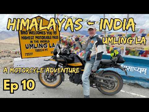 Видео: Гималаи Индия | Эпизод 10 | Мотоциклетное приключение | Умлинг Ла | Роял Энфилд Гималайский 450