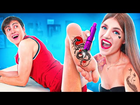 Видео: Плохие Девушки в Тату Салоне! Плохие Девушки Vs Хорошие Парни!