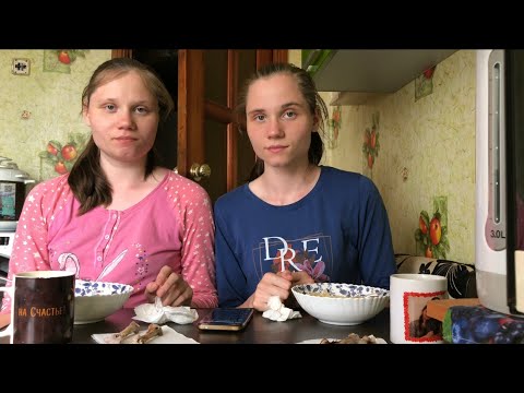 Видео: Мукбанг .мяско и рожки .с детками 💗