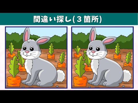Видео: Найдите 3 отличия | Иллюстрация Версия #805