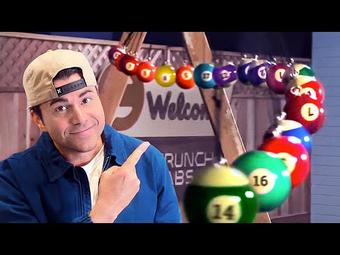 Видео: Бильярдный Шар-Змей! Лагерь CrunchLabs — Неделя 3