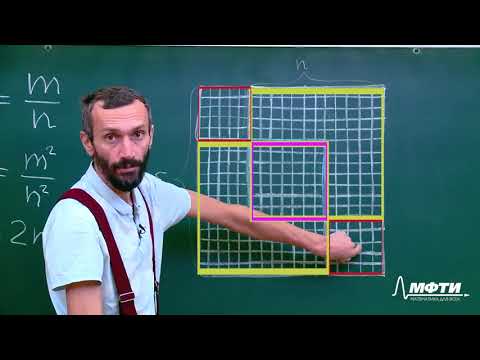 Видео: Математика для всех. Алексей Савватеев. Лекция 6.5. Иррациональность корня из двух - 1