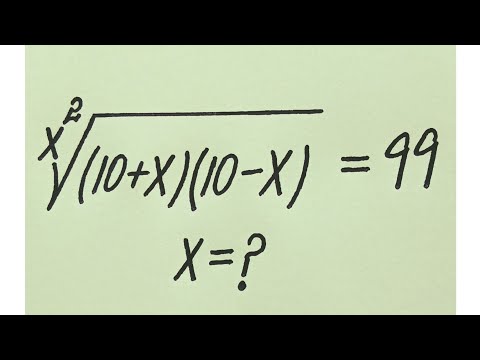 Видео: Самая сложная задача олимпиады по математике и алгебре l Олимпиада по математике l x=?