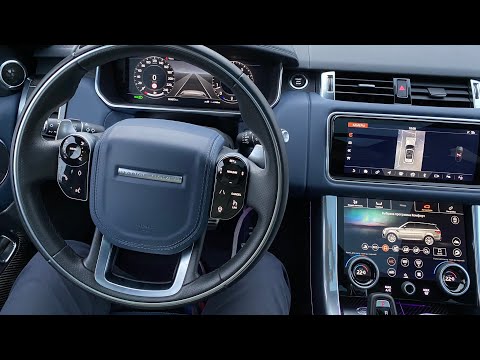 Видео: Range Rover Sport MHEV L494 2020 - куда жать-то? Обзор функций, ассистентов, функций авто