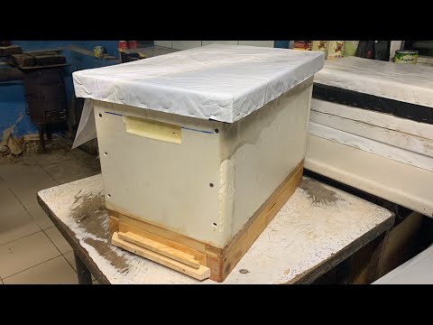 Видео: Шести рамочный улей из пенополистирола