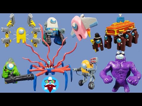 Видео: Лепка Амонг ас Лепка из пластилина Часть3 | Among us with clay