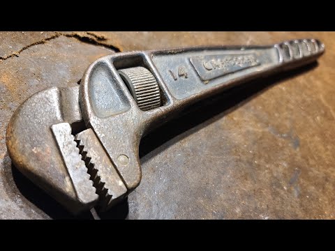 Видео: Обзор трубного ключа Craftsman USA с закрытой рамой