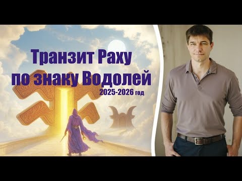 Видео: ТРАНЗИТ РАХУ по ЗНАКУ ВОДОЛЕЙ. 2025-2026 год