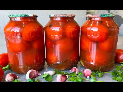 Видео: Помидоры в Кетчупе Чили на Зиму / Помидоры на Зиму / Tomatoes For The Winter